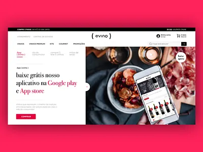 Hero Banner with header menu banner commerce herobanner interface photo typography ui unsplash ux