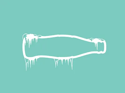 Coca-Cola Tastes Great Ice Cold coca cola coke cold contour bottle freeze ice ice cold mark summer