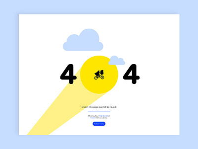 008 - 404 Error Page 008 404 app daily ui design et illustration mobile movie responsive uiux web
