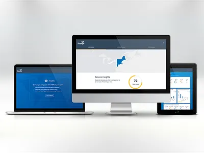 Data Insights chart data data viz gradient graph insights map material tabs visualization