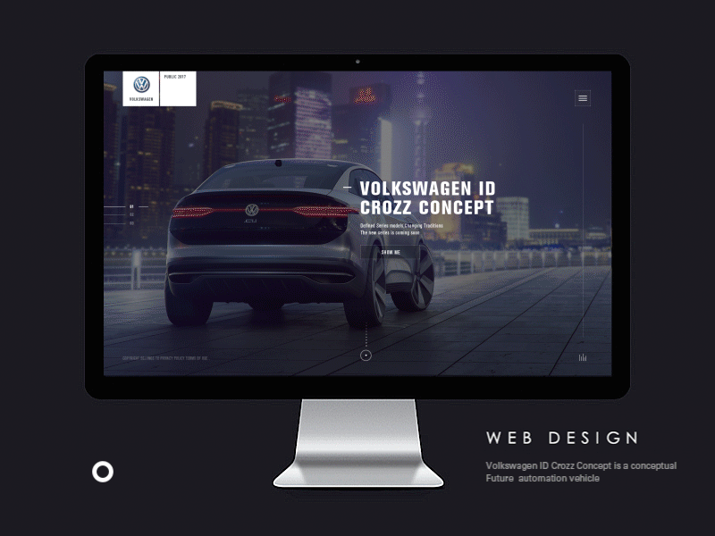 Volkswagen ID - Web design design web