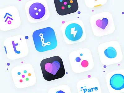 Unused App Icons (collection 1) app icons camera photos finance iphone social share property accommodation ui android ios