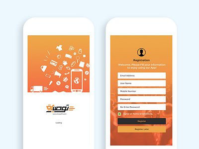 Tawseelah Mobile App - Oman android app apple arab gulf ios iphone mobile shopping tawseelah ui ux