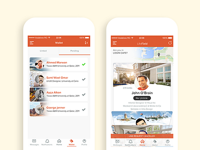 LifeField Mobile App andoid app design field free ios life mobile sketch ui ux