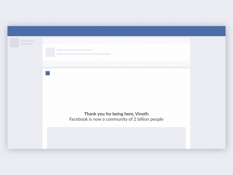 Facebook 2 billion people celebration ae animated gif animation celebration emoji facebook fb flat design gif illustration smiley social media