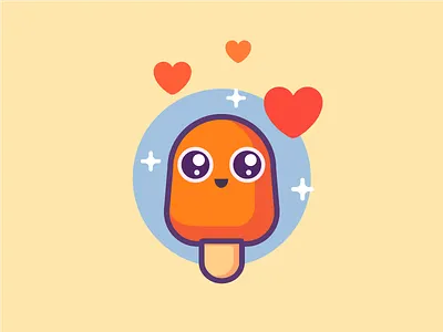 Ice Candy awesome character cool cute design eyes ice candy ice cream illustration love summer fun