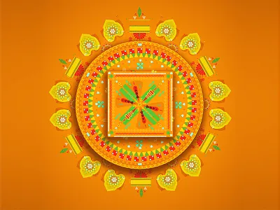 Decorative pattern blue colour mode poster texture