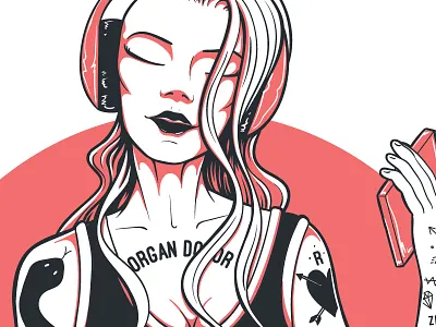 Zen Girl girl headphones illustration meditation vector woman