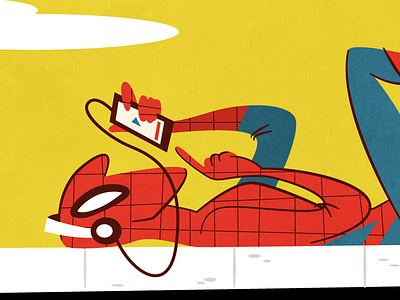 Homecoming adobeillustrator cartoonmodern fanart homecoming marvel midcentury newyork spiderman spidermanhomecoming upacartoon vector vintage