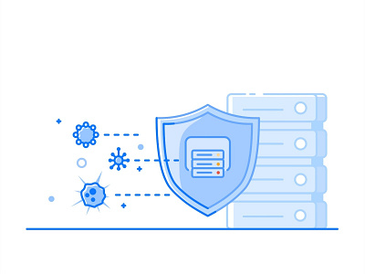 Malver Protection antivirus computer icons malver protection monitor pc security server shield software technology virus