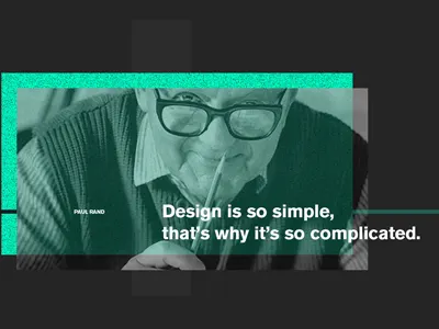 Paul Rand Poster desktop paul rand quote poster wallpaper