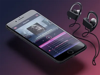 #DailyUi: #009 Music Player 009 dailyui musicplayer ost ps4 uidesign videogames