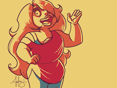 Amethyst amethyst crystal gems illustration steven universe