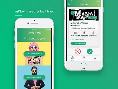 Hiring and Jobseeking mobile platform android employee employer hiring ios jobseekers jobseeking mobile recruitment