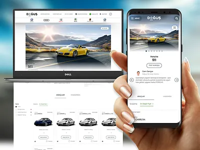 Dogus Oto architecture ecommerce infomation responsive usability ux uxdesign