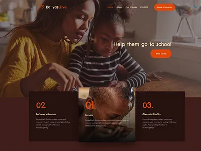Charity Wordpress Theme charity donations education foundation interface nonprofit shop theme ui ux website wordpress