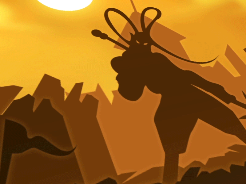 war gif illustration kingdoms three ui