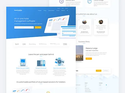 Base7Booking Landingpage (trivago) corporate design illustration landing page ui ux web website