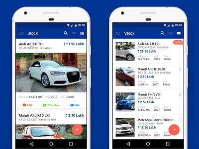 Stockars - Stock List android car cars create crm edit india leads manage olx publish stockars