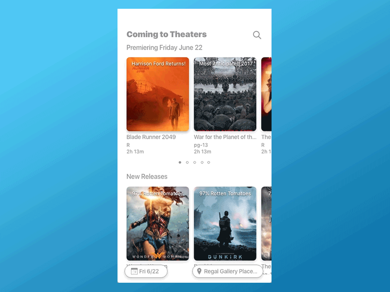 Order Movie Tickets! - Uplabs Design Challenge adobe xd app color design mobile mockup movies principle ui design up labs challenge uplabs