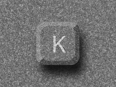 Felt Key Render in Sketch (Exploration) explore felt highlight icon key keyboard laptop microsoft render rendering shadow sketch