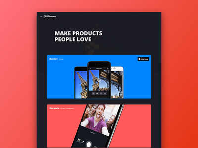 Bitdreams Website [Work] agency clean interface landing page modern portfolio studio ui ux website work