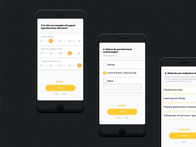 Worbby Mobile App UI - Onboarding 2 app blue and yellow design mobile peer to peer ui ux web website worbby