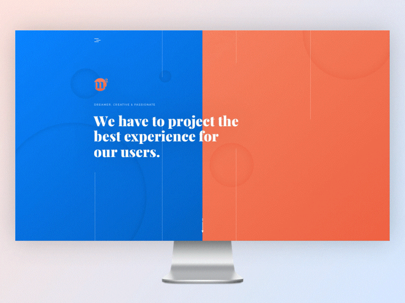 Portfolio - Home Interactions art direction concept daily ui dribbble interactions landing page minimal portfolio transition ui design ux design visual design