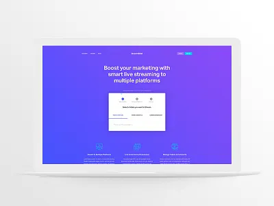 StreamBold. community concept grid layout minimal social stream web webdesign