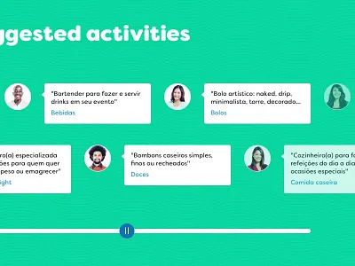 Worbby Mobile App UI Activities Slider app blue and yellow design forms mobile peer to peer ui ux web website worbby