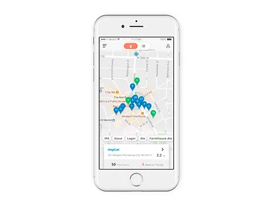 PourMeABeer iOS App app beer ios local maps mobile search search engine