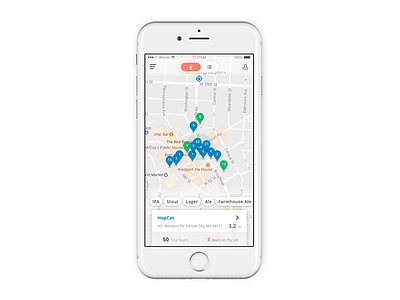 PourMeABeer iOS App app beer ios local maps mobile search search engine