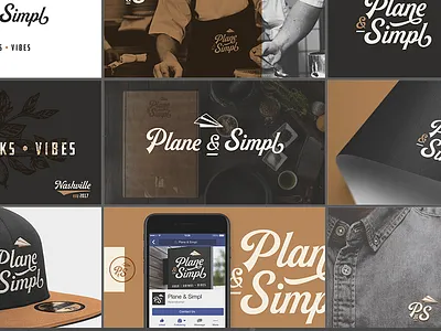 Plane & Simpl artboard bar branding concept deliverable drinks eatery establishment food nashville restaurant vibes