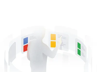 Google News dimensional drawing editorial illustration google google design google news illustration news ui