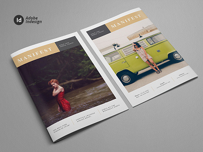 Manifest Fashion Brochure / Magazine / Lookbook brochure fashion magazine lifestyle magazine lookbook publication
