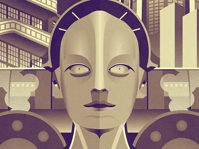 Metropolis Poster illustration metropolis movie poster