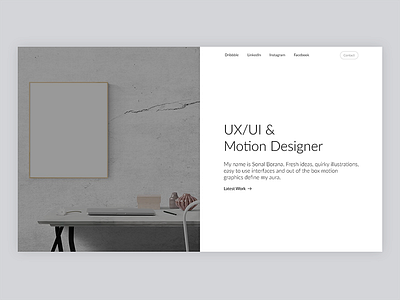 Portfolio Website portfolio portfolio website responsive ux ui designer web website white