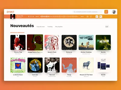 Dyskit Music Player 2017 album artists blur cards cover desktop music player shadow ui vote webapp