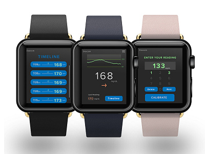 The Ideal Dexcom Apple Watch App app design apple apple watch dexcom diabetes diabetic type 1 type one ui ui design ux