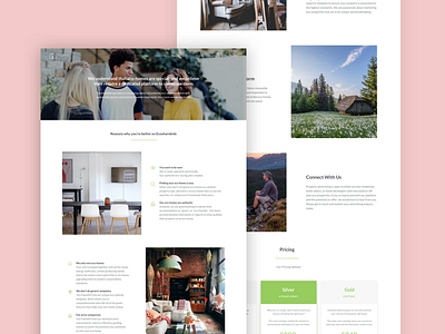 Informational Pages eco information pages pixel ui web website