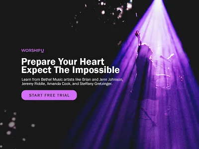 WorshipU Adverts ad ads advert bethel music colorful worshipu