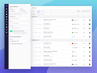 Agenda View