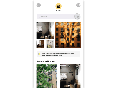 Prototype: Bottom Sheet Filters bottom sheet bottom sheets filters flinto ios madeintoronto minimal motion prototype sort ui ux