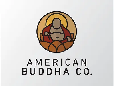 Round 2 branding buddhist clean logo modern zen