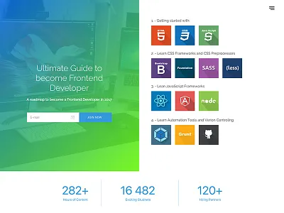 Freebie Landing Page - Frontendbooks free freebie freebie sketch frontend homepage landing landing page ui website