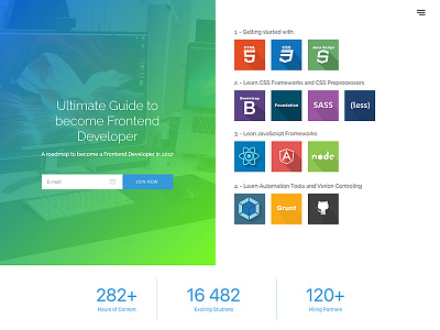 Freebie Landing Page - Frontendbooks free freebie freebie sketch frontend homepage landing landing page ui website
