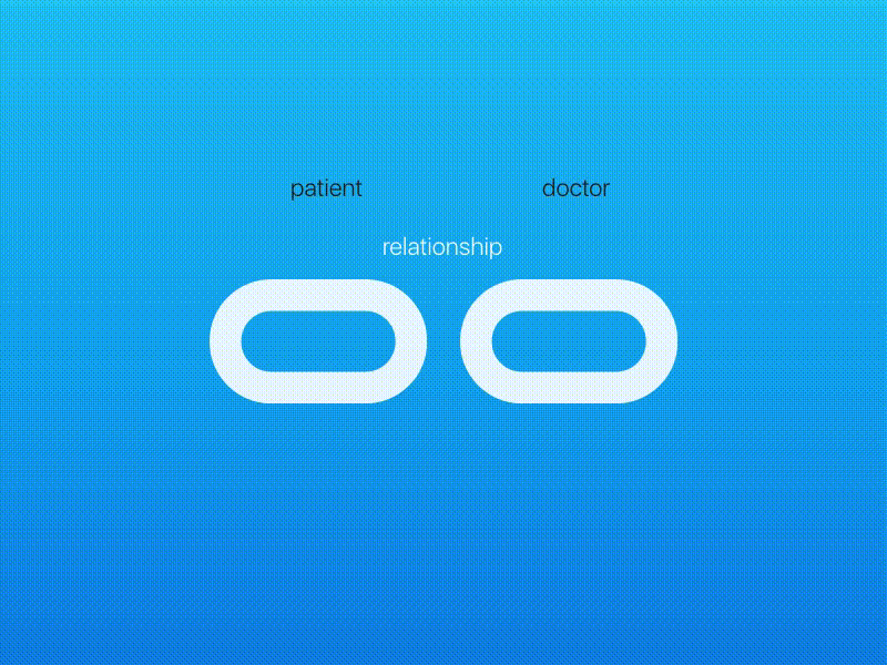 up - logo concept blue doctor gradient health heart logo minimal minimalism simple