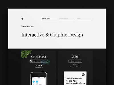 Portfolio Redesign html landing page portfolio web website