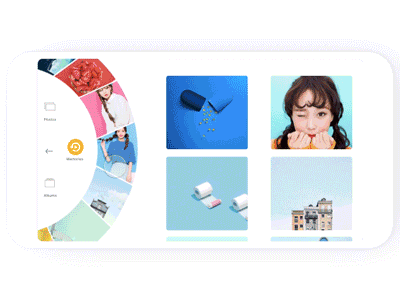 Album - Landscape Interaction animated morphing art studio colour combination content page design graphic simplicity johnyvino museum startup marketing online multimedia outline icons motion section landing gallery web site contacts website clean