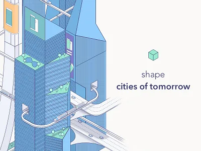 Procrastination Level 9999 ads advertisement architecture city flat design illustration isometric modern cities train